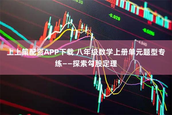上上策配资APP下载 八年级数学上册单元题型专练——探索勾股定理